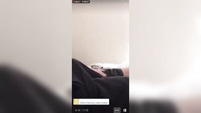 Amateur Solo - Handsome Cute Model Gets His Clothes Soaked with Cum