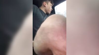 Raw and Uncut: Straight Amateur Guys Jerking Off in a Car