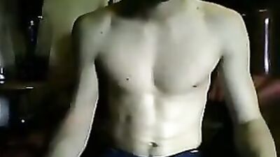 Cute Hansome Boy Masturbates His Huge Dong In Front Of The Camera