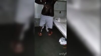 Gangster Assault: Inmate Intercourse with Huge Black Dick in Prison