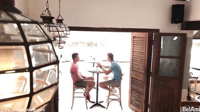 Splashing with Piss? - Euro Bareback Jocks and Their Hard Cocks!