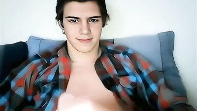 GBT College dude likes to watch porn and beats off boys porn - AI Enhanced