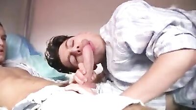 Gay Boys About to Go to Sleep: Frenzied Action, Raw Cumshots and Delectable Handjobs