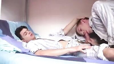 Gay Boys About to Go to Sleep: Frenzied Action, Raw Cumshots and Delectable Handjobs