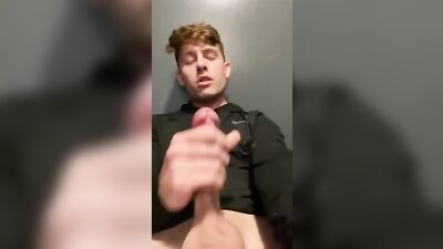 Ginger Model Shows Off His Huge Cock in Solo Amateur Scene