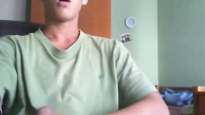 Young Men Pleasure Themselves in Bedroom