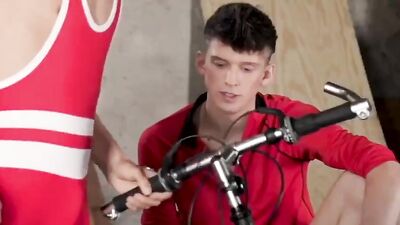 KTB - Riding Hard and Fast with Barebacking Twinky Bicycle Boys in Raw Action!
