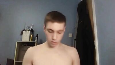 Teen Webcam Solo: Jeffrey’s Mighty Load
