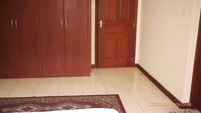 Black Booty Banged in Action-Packed Threesome with Hot Black Twink Tops