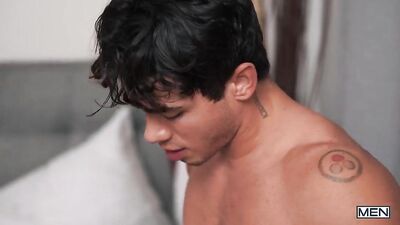 Muscle Studs Get Down And Dirty In A Hot Threesome Action