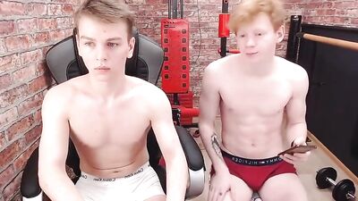 Two Skinny Teens Enjoying a Webcam Show