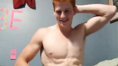 Redheaded Hunks Grinning Hand Jockey Sparks Mouthwatering Wet Dreams