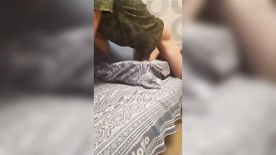 [Gay Boy Bedtime Fun] Blonde Teenager Rubs His Bunk Bed And Ejaculates To Cumshot