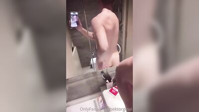 Bathroom Bound Buddies: A Gay Muscle Journey