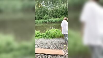 Handjob in the Woods with a Gay Cutie