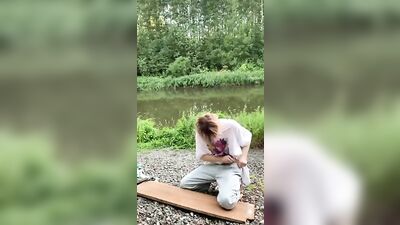 Handjob in the Woods with a Gay Cutie