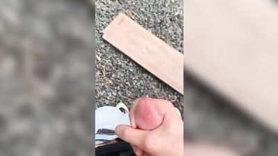 Handjob in the Woods with a Gay Cutie