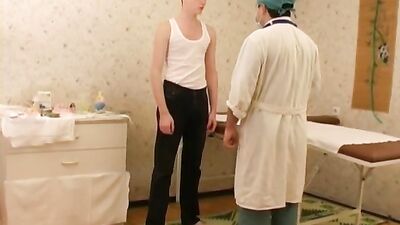 Male Physical Examination with a Bareback Twink in Czech Republic