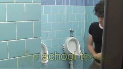 The College Twink Action in the Toilets