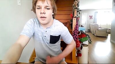 GBT Blond Webcammer pleasing his Daddies - AI Enhanced