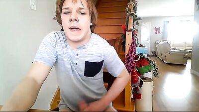 GBT Blond Webcammer pleasing his Daddies - AI Enhanced