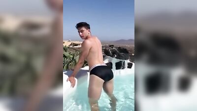 Cute Boy Teases With His Tight Butt In A Webcam Show