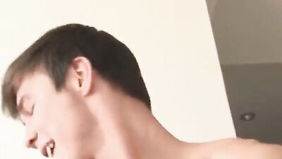 Bareback Muscle Boy Action: Taking on a Huge Dick!