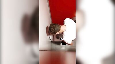 Asian Public Bathrooms: Spying on Big Dick Blonde Boys Getting Drilled in the Stalls