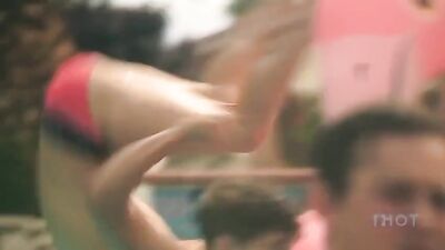 Bareback Threesome Fun with Cum Shots and Handjobs