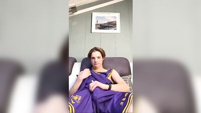 Gay Athletic Solo Handjob Wanking Webcam Show with Cum Shot