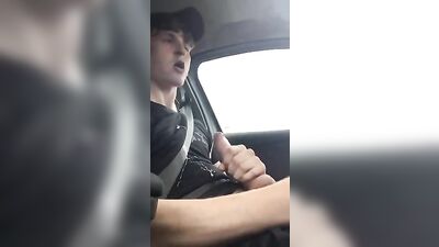 One-on-one with a sexy young amateur! Hot hand job action leads to an explosive cum shot