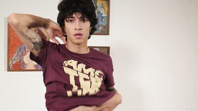 Oliver Stone: Latin Twink Takes on a Monster Dick