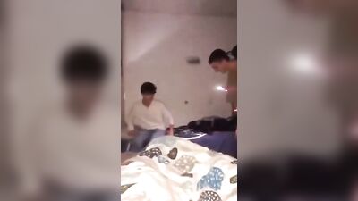18-Year Old Friendly Fellatio: Teen Shoots Amateur Cum on Frat Boy Friends