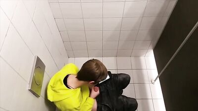 Asian straight boys in public restrooms caught on voyeur cams