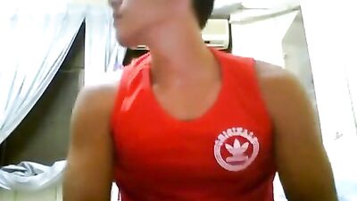 Young and Wild Asian: Exciting Cam Handjob with a Huge Dong