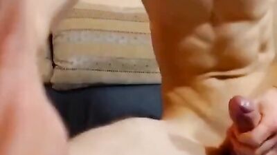 Hands on the Job! A Young and Curious Twink Soloing in Front of His Webcam