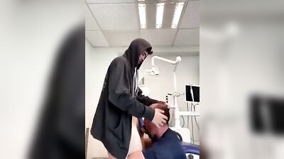 Dentistry and Dicks: A Big Cocked White Boys Perfect Blowjob on Camera