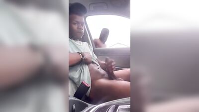 Black Boy Car + Fucked Public Outside