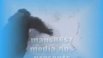 Snowy Winter Wonderland: A Threesome with Vintage Twink Cum-Shot Snow Angels