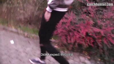 Straight and Handsome Czech Hunters in Public Places