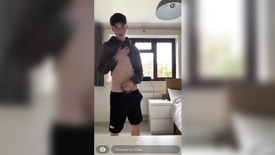 Hands On! Web Cam Action with a Dash of Cumshots by our Twink Boy Soloist!