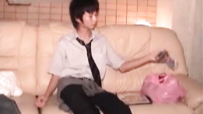 Japanese boys in a vintage video collection, featuring amateurs with their first-time experiences of straight sex and cum shots