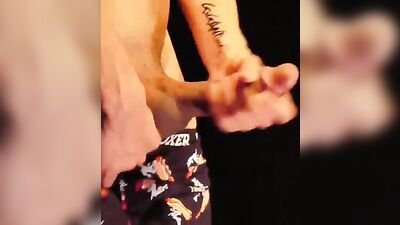 Blown Away by a Monster Dick in an Intimate Setting: Jake Jett Cums on His Own