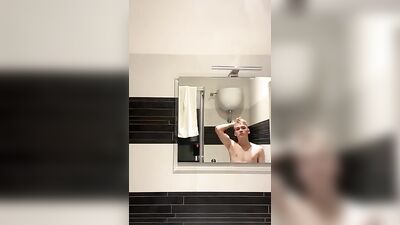 Hunky Paul shows off his massive dick in the gym showers (#9, #10, #11)