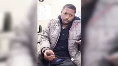 Young and Ambitious: A Handjob with a Cum-Shooting Black Big Cock!