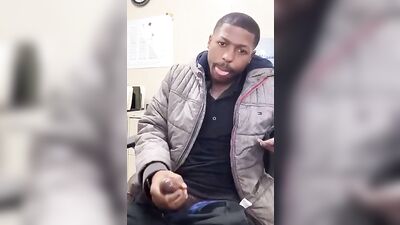 Young and Ambitious: A Handjob with a Cum-Shooting Black Big Cock!