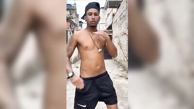 Straight Bulging Tiktokers Show Off Their Latino Muscles in a Hot Dance Party