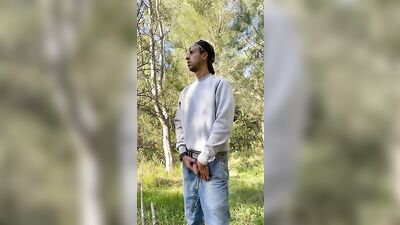 [Gay Fetish Pissing and Masturbating in Nature]