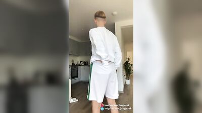 [ABX][4][494] - Blonde Soccer Player Takes His Anal Plug To The Next Level With A Little Help From His Hand