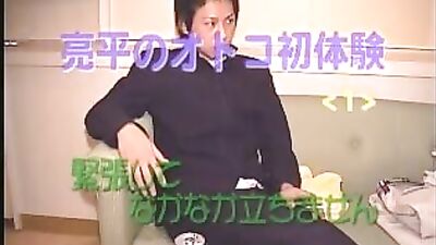 Japanese boys in vintage video shoot hot solo scenes with sweet cum shots